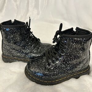 Dr. Martens Black Sparkle Boots
